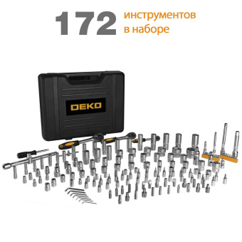 065-0217 Набор инструментов для авто DEKO DKMT172 SET 172 купить в Минске. - №1