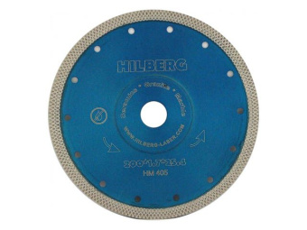 HM405 Алмазный круг 200х25,4/22,23 мм по керамике сплошн.ультратонкий X-Turbo HILBERG купить в Минске.