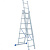 97817 Лестница 3 х 7 ступеней, алюминиевая, трехсекционная СИБРТЕХ