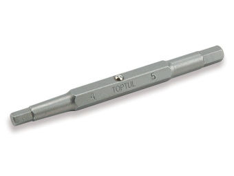FKDA0405 Насадка двухсторонняя шестигр.4mm/5mm 75мм TOPTUL купить в Минске.