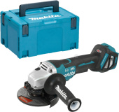 Углошлифмашина аккумуляторная MAKITA DGA 517 ZJ MAKPAC