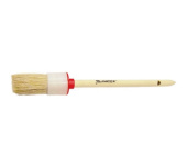82076 Кисть круглая №6 (30 мм) натуральная щетина деревянная ручка// MTX