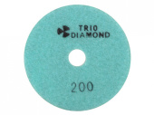 340200 Алмазный гибкий шлифкруг "Черепашка" 100 № 200 (мокрая шл.) (Trio-Diamond)
