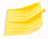 616165 Лопата для уборки снега пластиковая, желтая СИБРТЕХ, 400х420 мм, без черенка