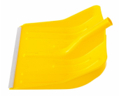 61616 Лопата для уборки снега пластиковая, желтая СИБРТЕХ, 420х425 мм, без черенка