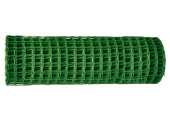 64541 Решетка заборная в рулоне RUSSIA, 1,8х25 м, ячейка 90х100 мм, пластиковая, зеленая