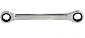 14504 Ключ накидной трещоточный MATRIX, 14х15мм, CrV, зеркальный хром