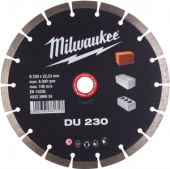 4932399524 Диск алмазный MILWAUKEE DU 230мм