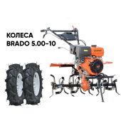 Культиватор бензиновый SKIPER SP-1000S + колеса BRADO 5.00-10 (комплект)