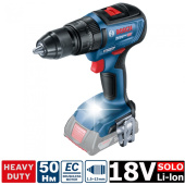 Дрель-шуруповерт ударная аккумуляторная BOSCH GSB 18V-50 в кор. (18.0 В, Без АКБ и ЗУ)