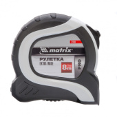 32586 Рулетка MATRIX Extra Wide, 8 м x 27 мм, двухкомпонентный корпус, PRO