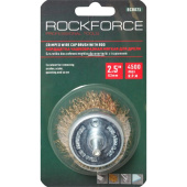 29062 RF-BCR002 Кордщетка чашеобразная мягкая для дрели Rock FORCE 50мм