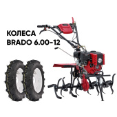 Культиватор бензиновый BRADO GM-850SL + колеса BRADO 6.00-12 (комплект)