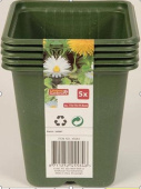 45584 Емкость для рассады 11*11*11 см, 5 шт