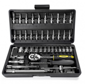 50442 2462-5(New) Набор инструментов WMC TOOLS 46пр. 1/4''(6гр.) (4-14мм)