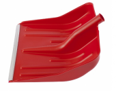 61617 Лопата для уборки снега пластиковая, красная СИБРТЕХ, 420х425 мм, без черенка