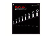 GPAI1202 Набор ключей накидных 6-32мм 12пр.(черное полотно) TOPTUL
