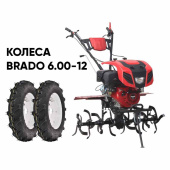 Культиватор бензиновый BRADO GT-1600SX + колеса BRADO 6.00-12 (комплект)