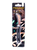 1001623 Нож садовый FISKARS изогнутый для прививок (125880)