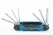 16413 Набор ключей имбусовых Tamper-Torx, TT10-TT40, CrV, складные, 7 шт GROSS