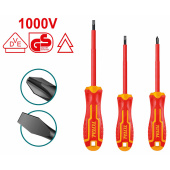 THTIS036 Набор отверток диэлектрических TOTAL (3 шт)