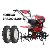 Культиватор бензиновый BRADO GM-1400SX + колеса BRADO 6.00-12 (комплект)