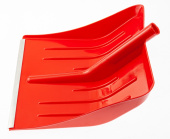 616175 Лопата для уборки снега пластиковая, красная СИБРТЕХ, 400х420 мм, без черенка