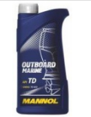 141 (6*96) Масло для 2-х тактных двигателей Mannol Outboard Marine 7207 API NMMA TC-W3,1л