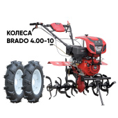 Культиватор бензиновый BRADO GM-1400SX + колеса BRADO 4.00-10