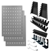 Комплект: перфорированная панель с крючками BAUMEISTER TH-01 and HP-01 GROUP