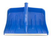 61618 Лопата для уборки снега пластиковая, синяя СИБРТЕХ, 420х425 мм, без черенка