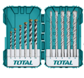 TACSDL31101 Набор сверл по бетону и буров SDS-plus TOTAL (11 шт)