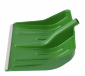 61619 Лопата для уборки снега пластиковая, зеленая СИБРТЕХ, 420х425 мм, без черенка