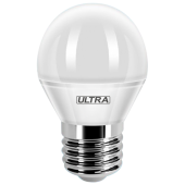 Лампа светодиодная LED-G45-8,5W-E27-3000K теплый белый свет