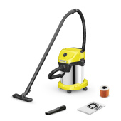 Пылесос сухой и влажной уборки KARCHER WD 3 S V-17/4/20