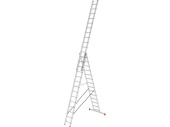 ST9942-14 Лестница алюминиевая 3-х секц. PRO STARTUL 356/949/376см 3х14 ступ., 21,5кг