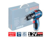 Дрель-шуруповерт ударная аккумуляторная BOSCH GSB 12V-30 в кор. (без АКБ и ЗУ)