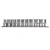13641 Набор универсальных торцевых головок 1/2" STELS,10 пр (Spline)