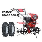 Культиватор бензиновый BRADO GM-1400SX + колеса BRADO 5.00-10 (комплект)