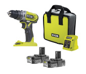 Дрель-шуруповерт ударная аккумуляторная RYOBI R18PD2-220S ONE +