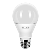 Лампа светодиодная LED-A60-10W-E27-4000K холодный белый свет