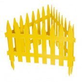 65000 Забор декоративный "Рейка" 28х300см, желтый