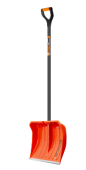1731-Ч FINLAND Лопат снеговая "ORANGE" 390х550 с черенком