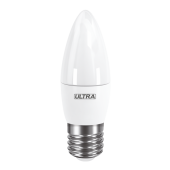 Лампа светодиодная LED-C37-7W-E27-3000K теплый белый свет