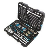 14148 Набор инструментов GROSS, 1/4", 1/2", CrV, 120 зубьев, 78 предметов