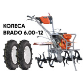 Культиватор бензиновый SKIPER GT-850SB + колеса BRADO 6.00-12 (комплект)