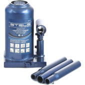 51117 Домкрат гидравлический бутылочный STELS телескопический, 6 т, h подъема 170–420 мм