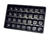 К28/250 Кассета для рассады пластмасс, квадратн, 28 ячеек, 250 мл, PERFECTO LINEA (515x335x75 мм)