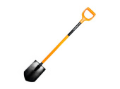 1026662 Лопата штыковая FISKARS Solid Plus (Удлиненный черенок длиной 122 см.)