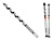 GP0524-24 Сверло по дереву спиральное 24х235мм GEPARD (шнековое, винтовое, спираль Левиса)